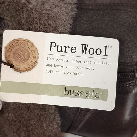 Bussola Faux Fur Boots Slouchy Wool Lined - Picture 15 of 16